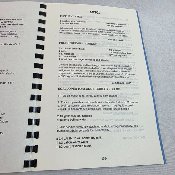 Vintage 1989 Employee Cookbook Smiths Industries Grand Rapids Michigan - Picture 14 of 15